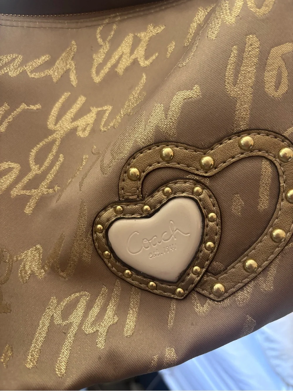 Coach poppy signature
